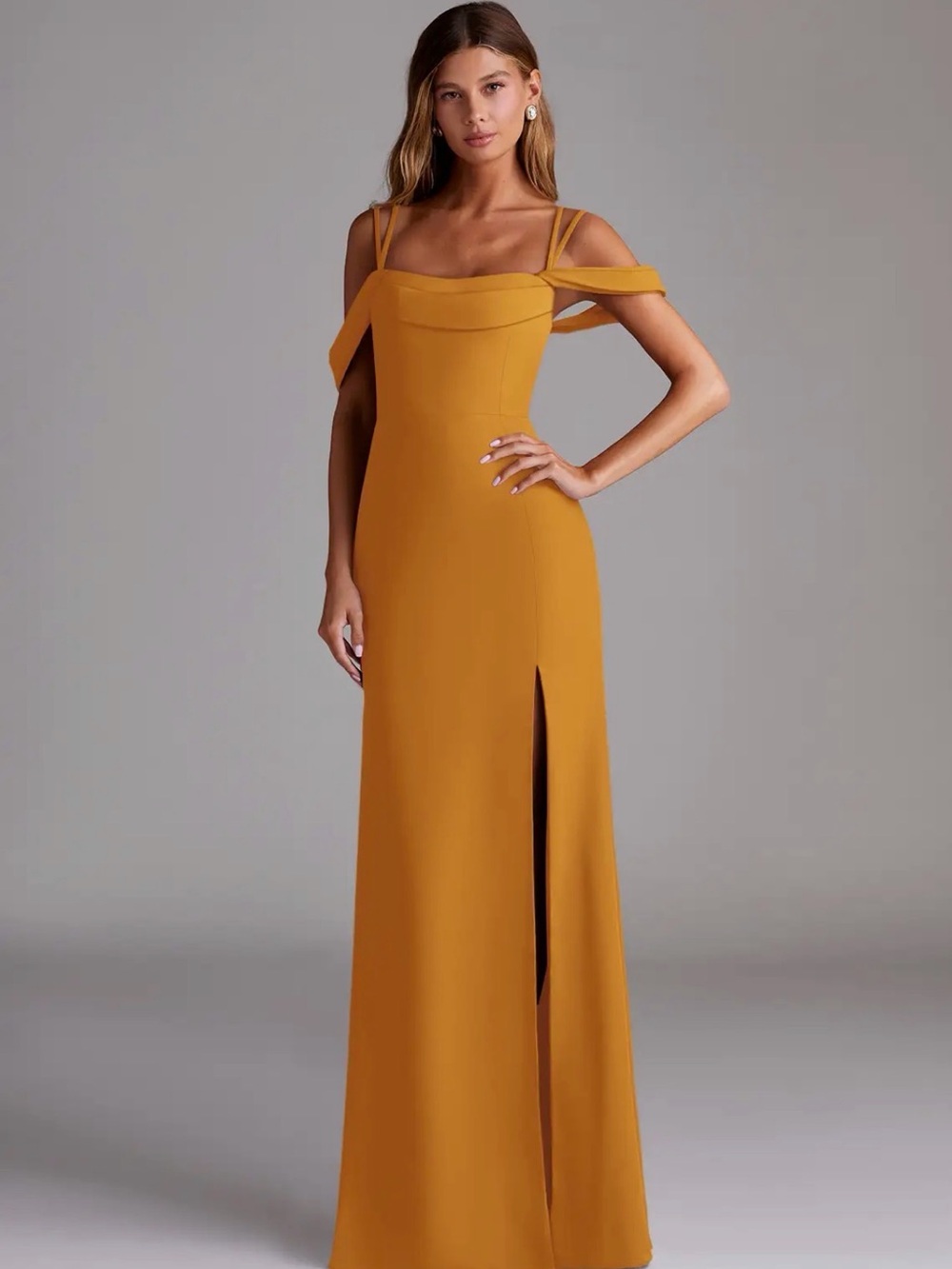 NWT-Custom Azazie Callan Dress-Evening Mermaid Pleated Chiffon Convertible Dress